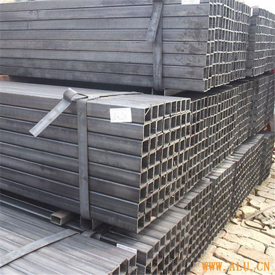 Q195 galvanisierte rechteckiges Stahlstahlrohr des Kasten-Abschnitt-9ft Erw