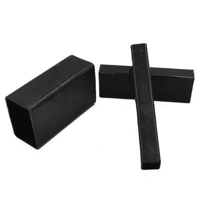 Quadrat-Schläuche S235JR ASTM 7mm schwarzer Metall2 Zoll-Schwarz-Stahlrohr