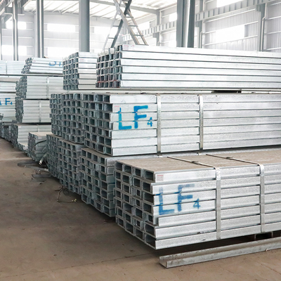 50 mm verzinkter Stahl C-Kanal Metalleisen U-Träger ASTM Q235 Q345