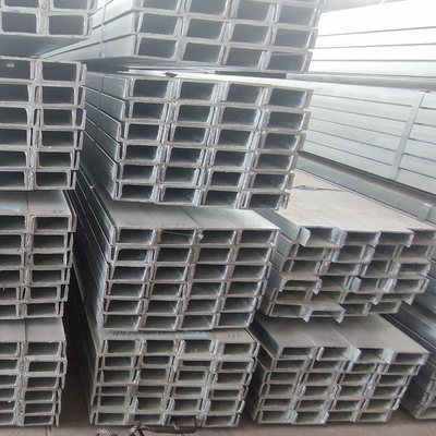 6 mm 8 mm verzinktes Kanalstahl-Strukturmetallprofil C/U-Form