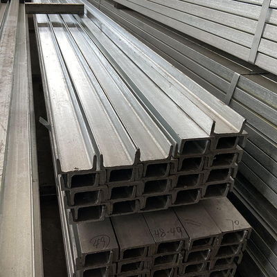 6 mm 8 mm verzinktes Kanalstahl-Strukturmetallprofil C/U-Form