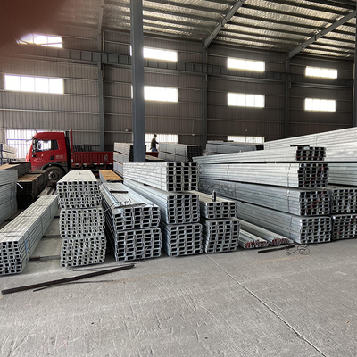 C-Kanal galvanisiertes langes Stahl-U-Trägerprofil 80*43*5mm Q235 Q345 Material