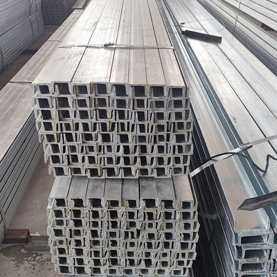 C-Kanal galvanisiertes langes Stahl-U-Trägerprofil 80*43*5mm Q235 Q345 Material