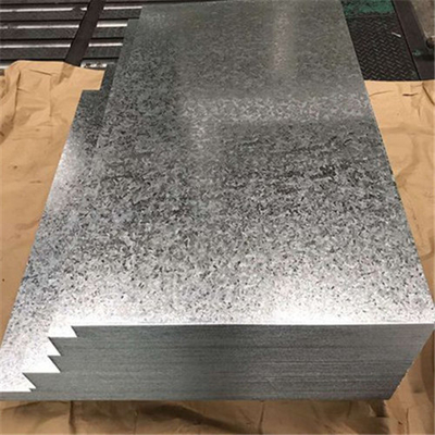 Verzinken Sie überzogenes Stahlblech galvanisierte GI Platte HDG Z120/㎡ 0.35mm 0.45mm 0.55mm