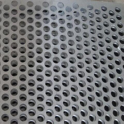 Perforiertes Edelstahlblech-warm gewalzte Platte ASTM 304 ringsum Loch 10mm
