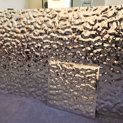 Blatt der 0.55mm Wasser-gewölbtes Edelstahl-Platten-430 der Legierungs-309S für dekoratives