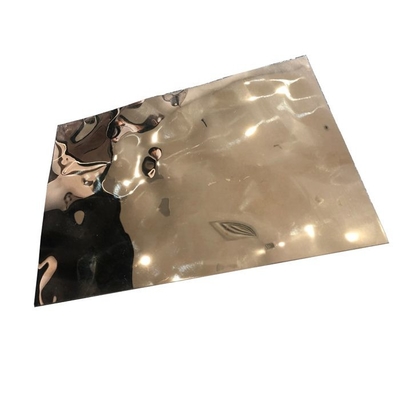 Kaltbezogener Edelstahl gestempelter Kräuselungs-Blatt-Spiegel 0.1mm 0.5mm 1mm für Decke