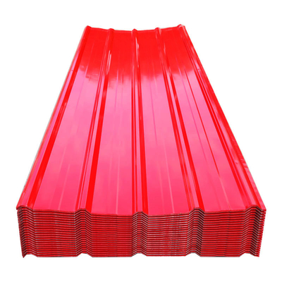 CGCC-Gi-Farbe beschichtete gewölbte StahlDeckung des Wellblech-5ft