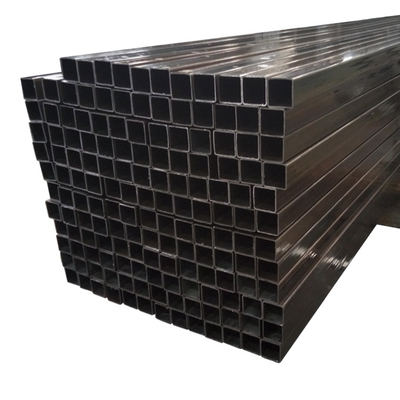 Schwarzpulver Q235 beschichtete quadratisches nahtloses rechteckiges Stahlrohr Schlauch-Astm 12ft