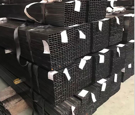 Schwarzes Stahlvierkantrohr JIS SS400 ISO 14mm galvanisierte Vierkantrohr