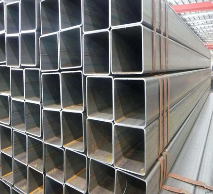 Schwarzes Stahlvierkantrohr JIS SS400 ISO 14mm galvanisierte Vierkantrohr