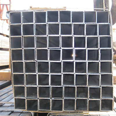 Q195 galvanisierte rechteckiges Stahlstahlrohr des Kasten-Abschnitt-9ft Erw