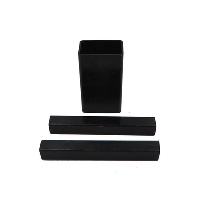 Quadrat-Schläuche S235JR ASTM 7mm schwarzer Metall2 Zoll-Schwarz-Stahlrohr