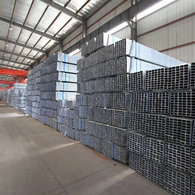 Heißes Bad Q345 galvanisierte Stahlquadrat-Rohr Gallone des kasten-Abschnitt-100x100