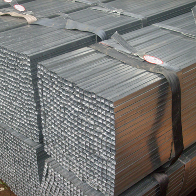 Heißes Bad Q345 galvanisierte Stahlquadrat-Rohr Gallone des kasten-Abschnitt-100x100