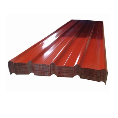 Rotes 40g galvanisierte gewölbte Dach-Stahlplatte 120cm AISI
