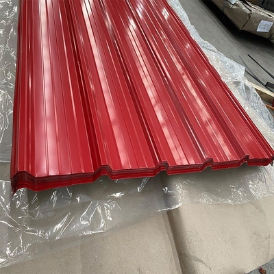 PPGI galvanisierte das gewölbte Metall, das 0.02mm DX51D ASTM überdacht