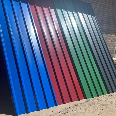 PPGI galvanisierte das gewölbte Metall, das 0.02mm DX51D ASTM überdacht