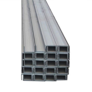 S355JR galvanisierte Stahlwarm gewalzten Stahlu-profilstäbe S355J2 des kanal-100mm