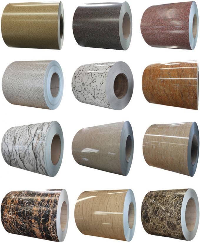 Zweischichtenfarbe malte Metallrollenfarbe galvanisierte Stahlspule/Blätter der Verzinkungs-PPGI PPGL in den Spulen