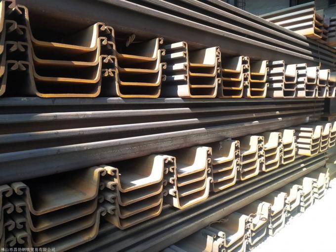  400X100X10.5mm Art - 2 warm gewalzte U Art Stahlblech-Stapel für Bau